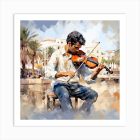 Violinist 5 Art Print