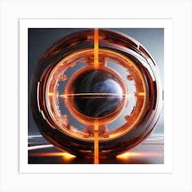 Futuristic World 8 Art Print