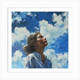 'Blue Sky' Art Print