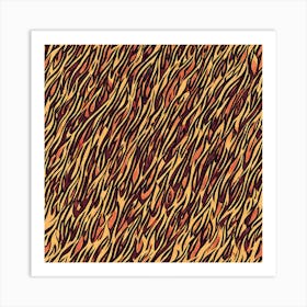 Tiger Stripes Art Print