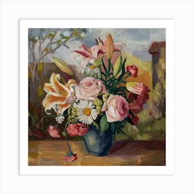 Flowers In A Vase 1 Art Print