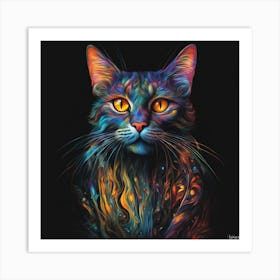 Sassy Cat Art Print