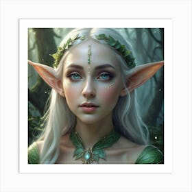 Elf Girl 5 Art Print