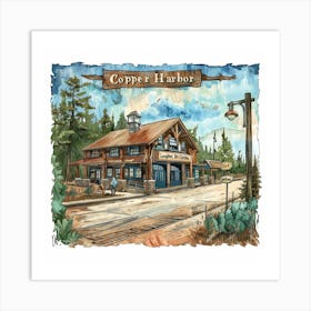 Copper'S Harbor Art Print