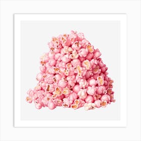 Pink Popcorn 4 Art Print