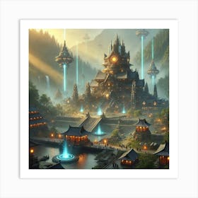 Ashhaven Temple Art Print