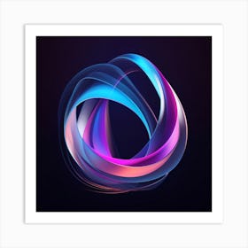 Glowing Ring 1 Art Print