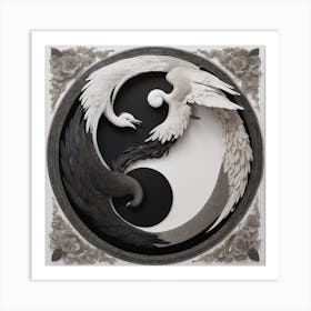 Yin And Yang Art Print