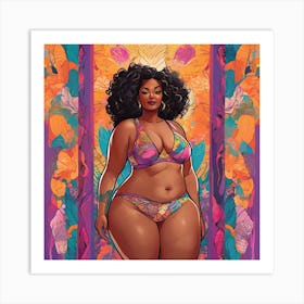 Sexy Woman Healing Art Print