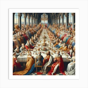 Royal celebrants Art Print