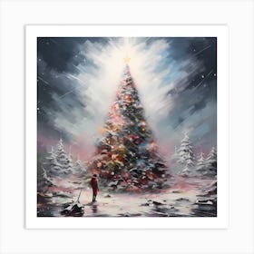 Aykut's Majestic Pine Reverie Art Print