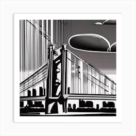 San Francisco Bridge Art Print