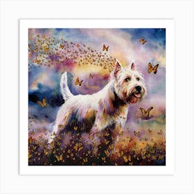 Butterflies In The Sky Art Print