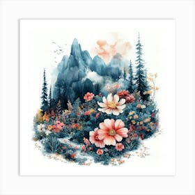 Summer Landscape 007 Art Print