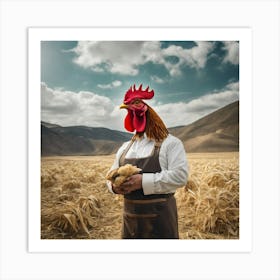 Rooster 4 Art Print