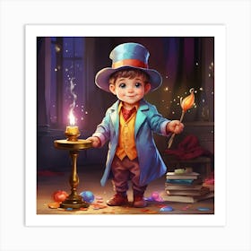 Boy In A Hat Art Print