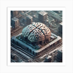 Brain In The City 8 Art Print