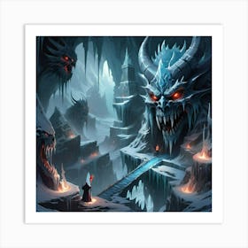 Frozen Nightmares 7 Art Print