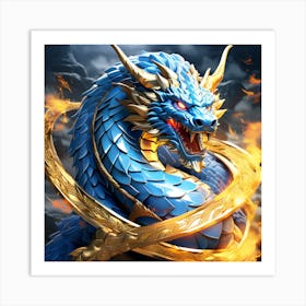 Dragon Of Fire Art Print