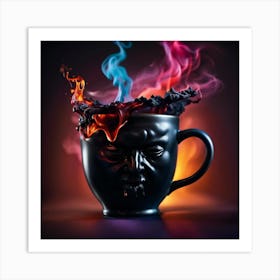Mug Of Fire Art Print