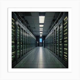 Server Room 2 Art Print