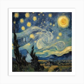 Starry Night Art Print