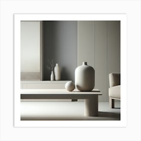 Modern Living Room Art Print