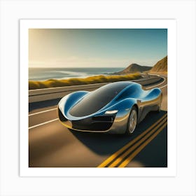 Futuristic Car 14 Art Print