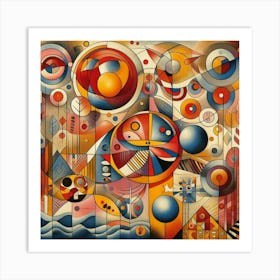 Abstract Painting 4 Art Print