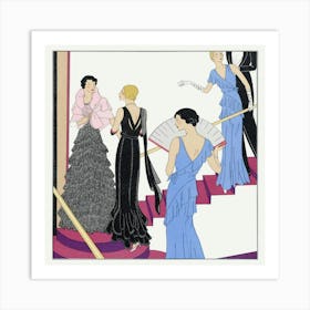 Deco Women Art Print