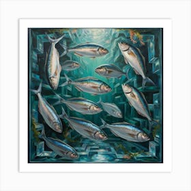 Sardines Art Art Print