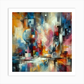 Abstract City 2 Art Print