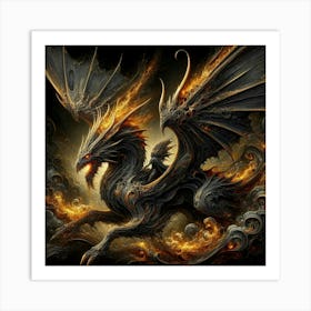 Dragon Fire 1 Art Print