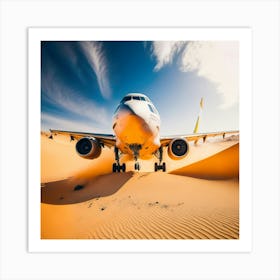 Airplane Desert (16) Art Print