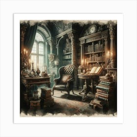 Book Room Art Print