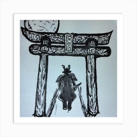 The last samarai Art Print