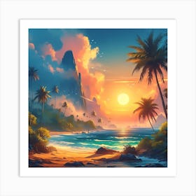 Tropical Paradise 7 Art Print