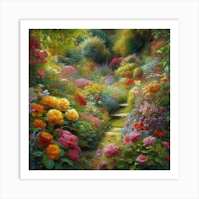 Garden Path 4 Art Print