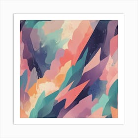 Abstract Watercolor Painting 31 Art Print