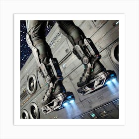 Asterian Astro Marauders Magnetic Boots Art Print