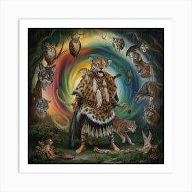 Mystical Shamanic Vision Art Print