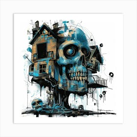 House Of Skulls 3 Art Print