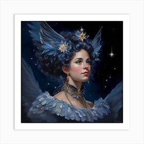 Angel Of The Night 1 Art Print