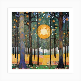 Sun In The Woods 10 Art Print