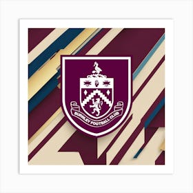 Burnley F.C Logo Wall Art 17 Art Print