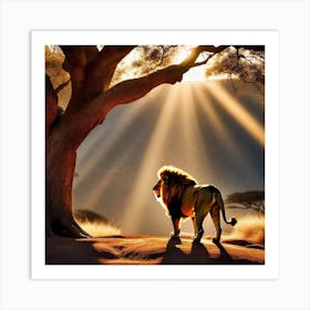 Lion King 9 Art Print