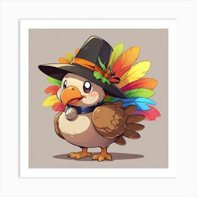 Thanksgiving Bird 1 Art Print