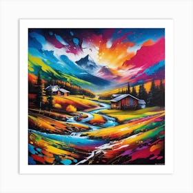 Rainbow Valley 1 Art Print