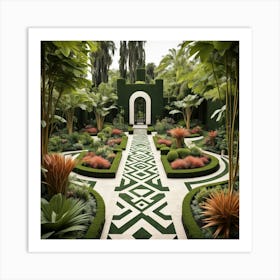 Tropical Garden 3 Art Print