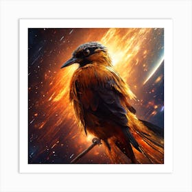 Bird In Space Art Print